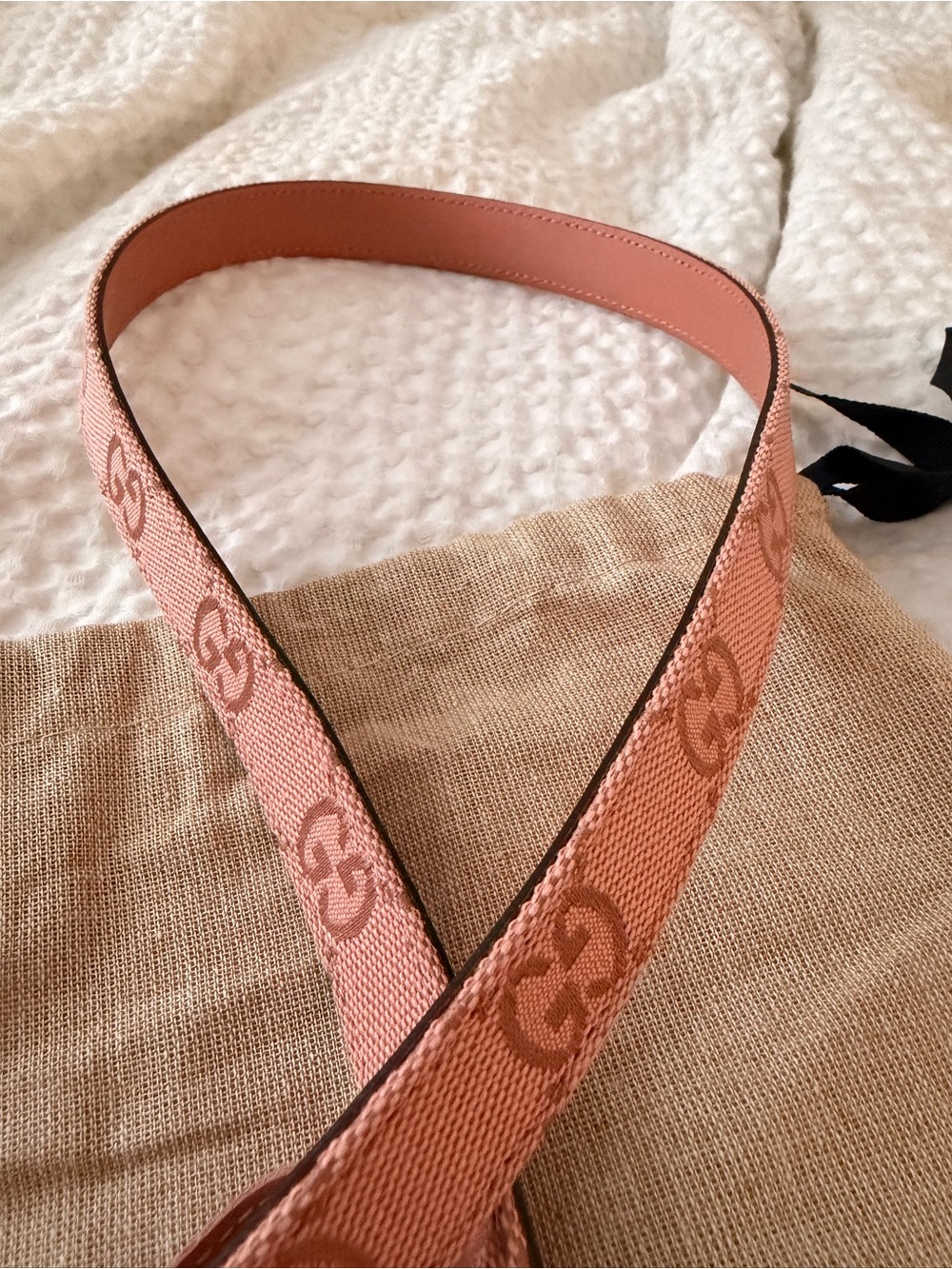 Gucci GG Belt Rose Gold - Picture 8 of 9